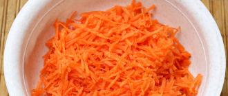 Салат «Рыжик» классический рецепт с морковью