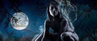 Κορίτσι με το φεγγάρι στο ζώδιο των Ιχθύων