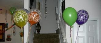 So dekorieren Sie eine Geburtstagsfeier mit Ihren eigenen Händen mit Luftballons