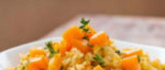 Pumpkin risotto (old recipe from Lombardy)