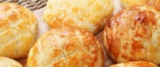 How to make beautifully shaped buns from yeast, rich and puff pastry